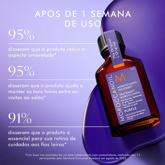 Óleo Capilar de Tratamento Moroccanoil Treatment Purple